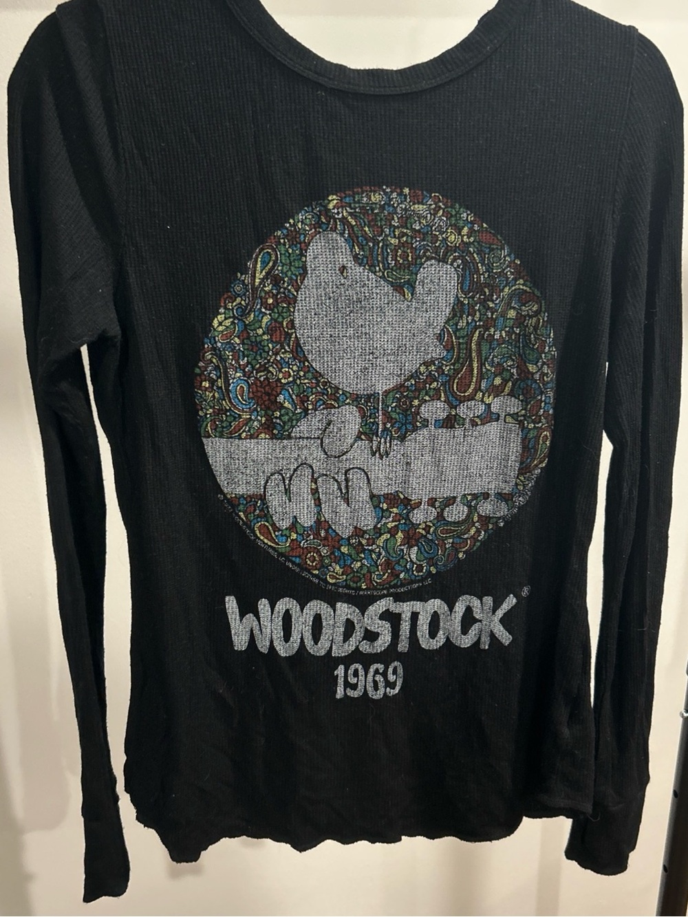 Lauren Moshi Woodstock Long Sleeve Thermal shirt women’s Large